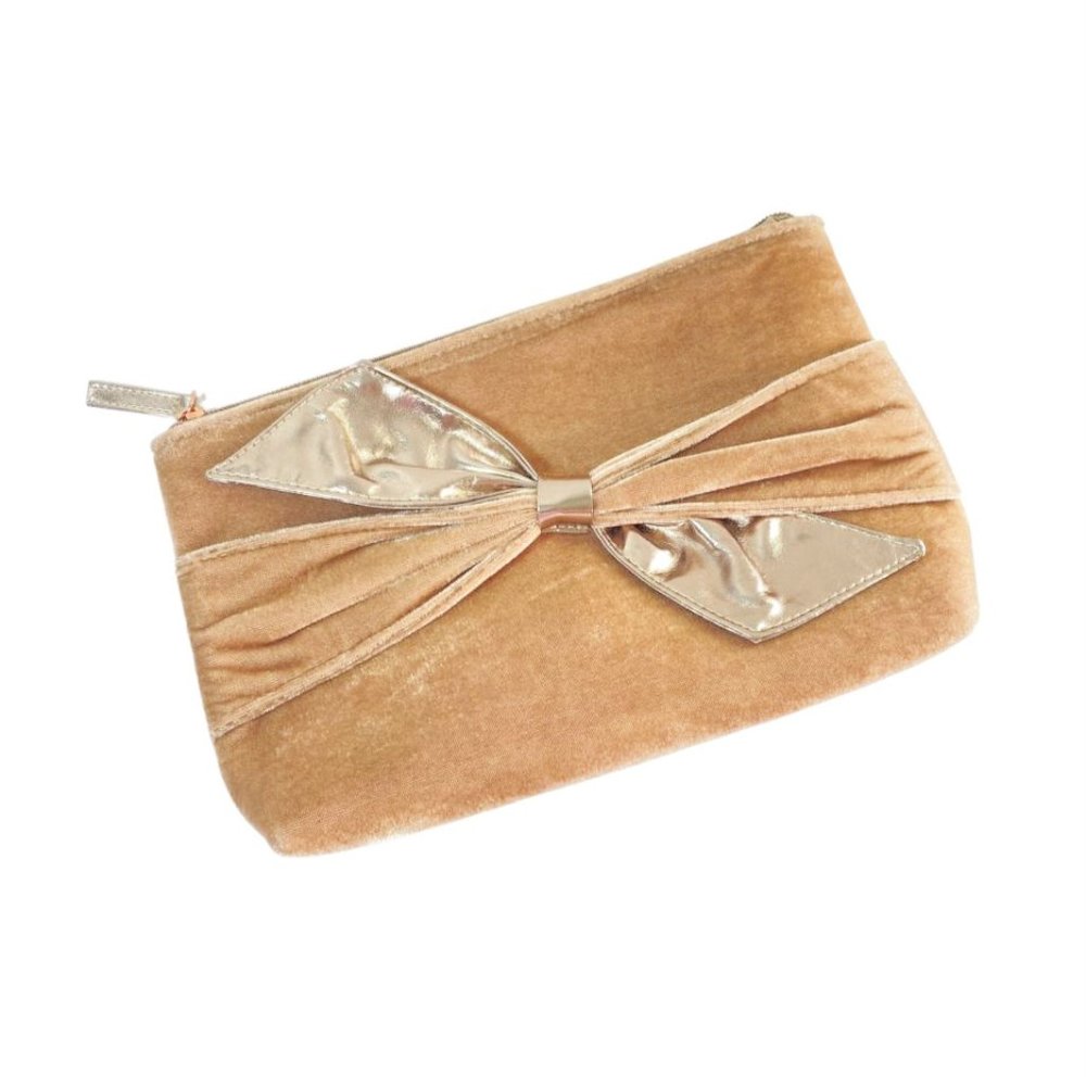 NWOT Velvet Makeup Bag Clutch